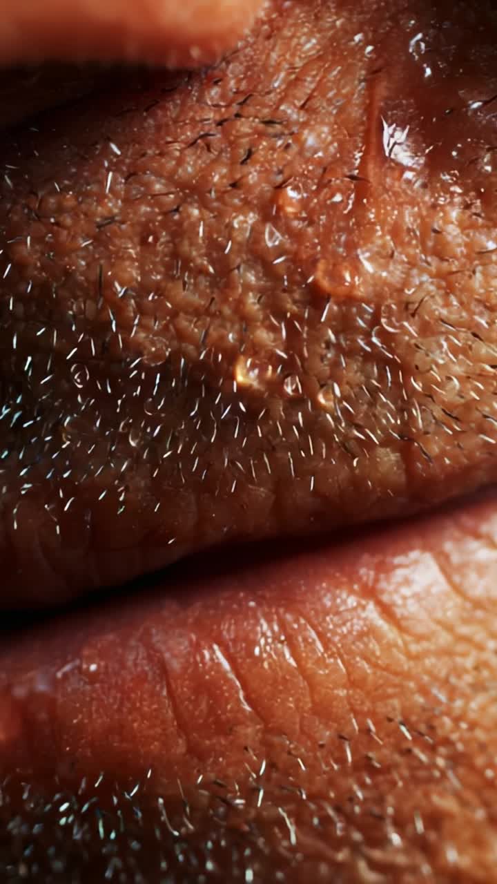 Close-up of textured skin showcasing fine hair follicles and natural imperfections, demonstrating the beauty of human anatomy and the complexity of skin surfaces