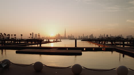 dubai marina sunrise