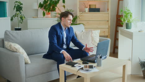 stressed businessman angry at work