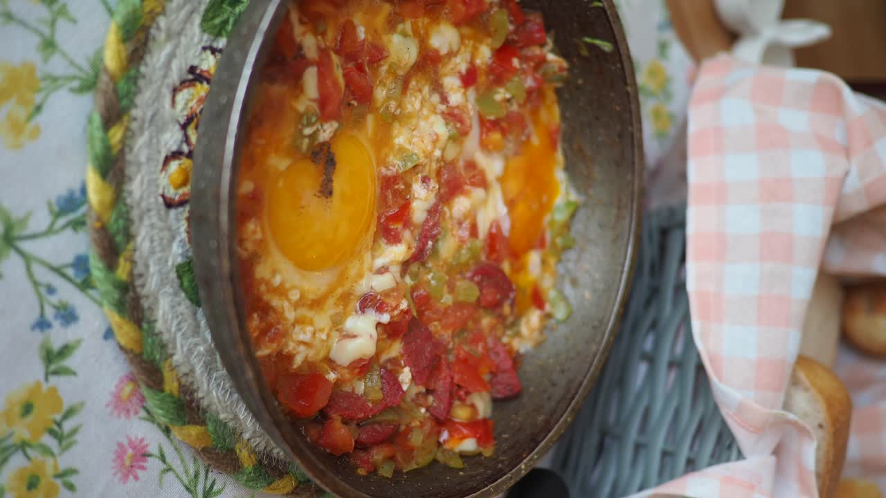 Menemen: A Traditional Turkish Breakfast Dish
