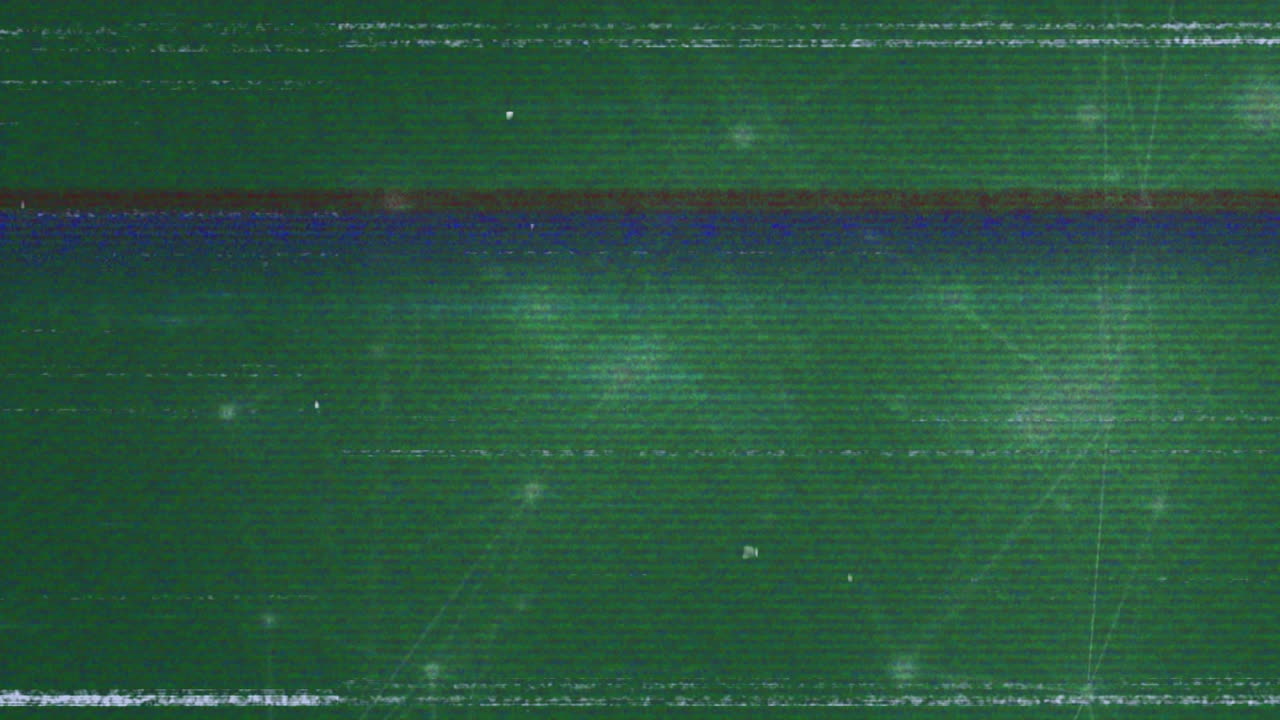 녹색 바탕에 연결 네트워크를 통해 간섭의 애니메이션.