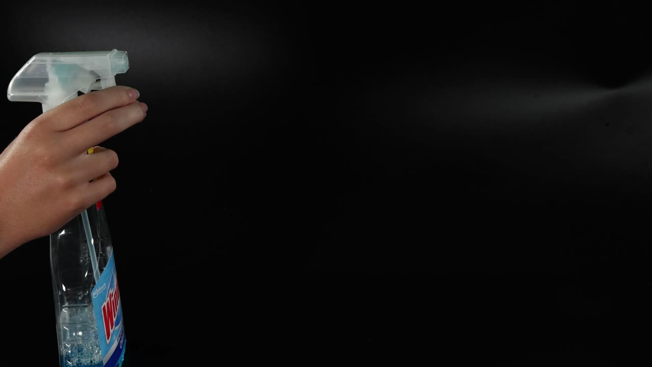 손으로 작동하는 스프레이 병, 물 안개를 방출