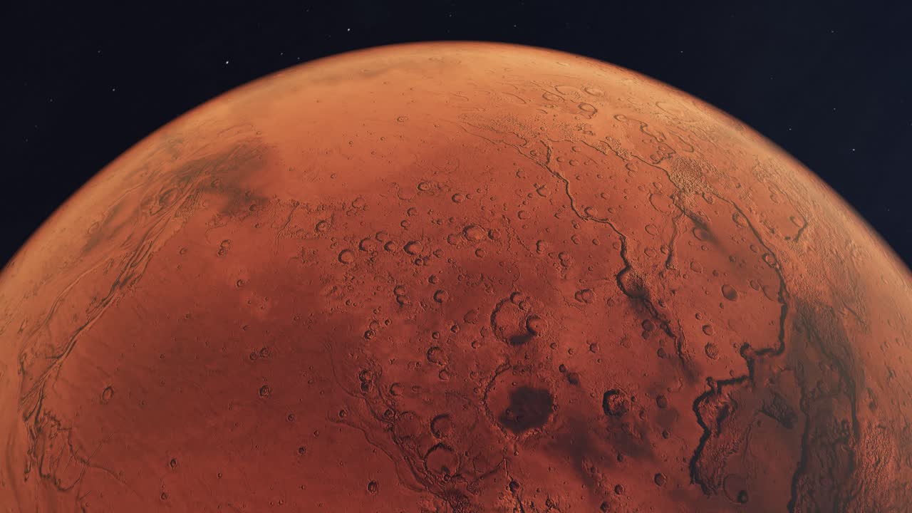 Moving Out of Orbit from Mars the Red Planet