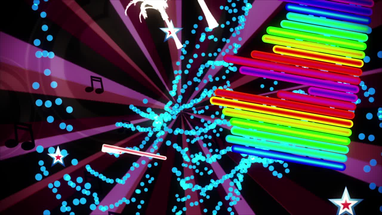 음악 스트럼 빈티지 vj 루프