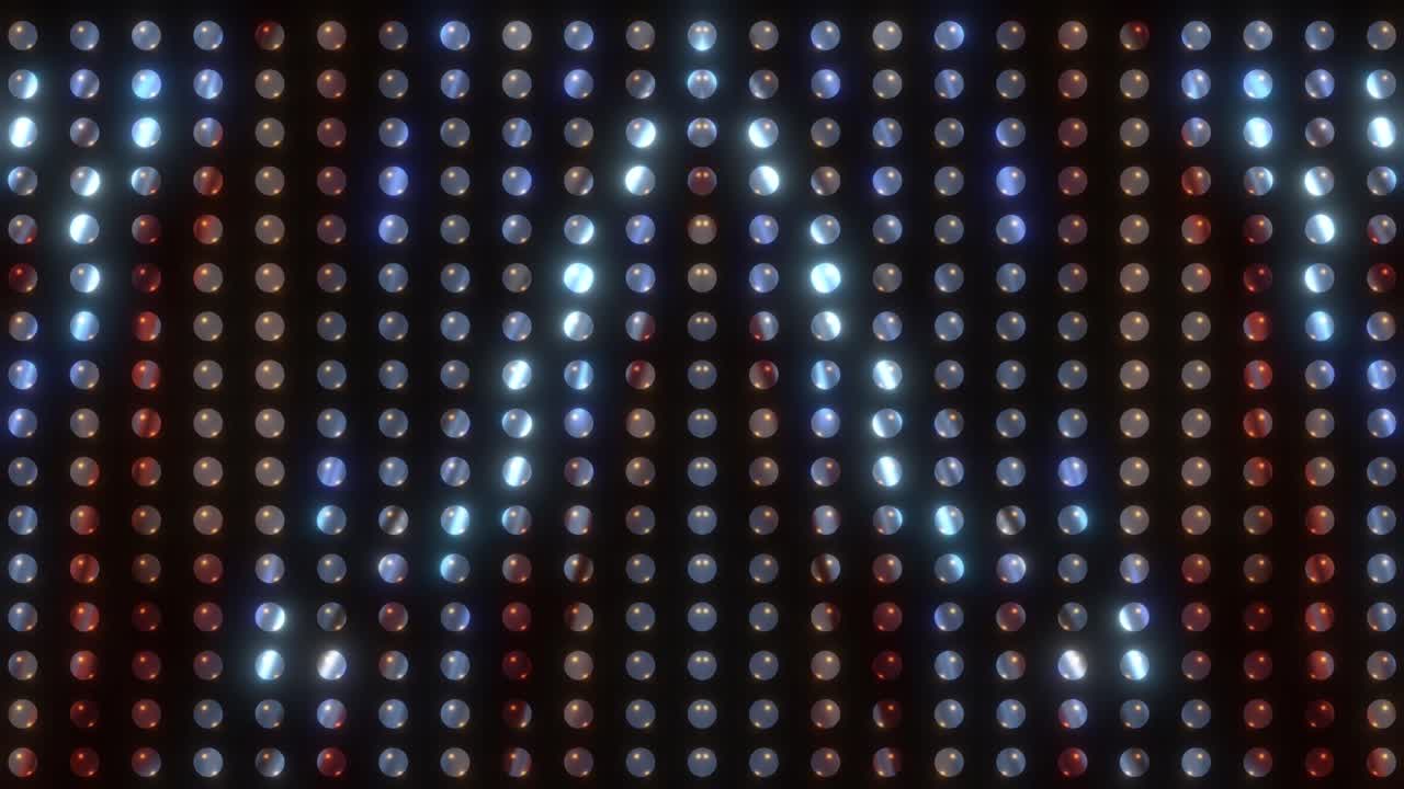 Motivo astratto con luci LED