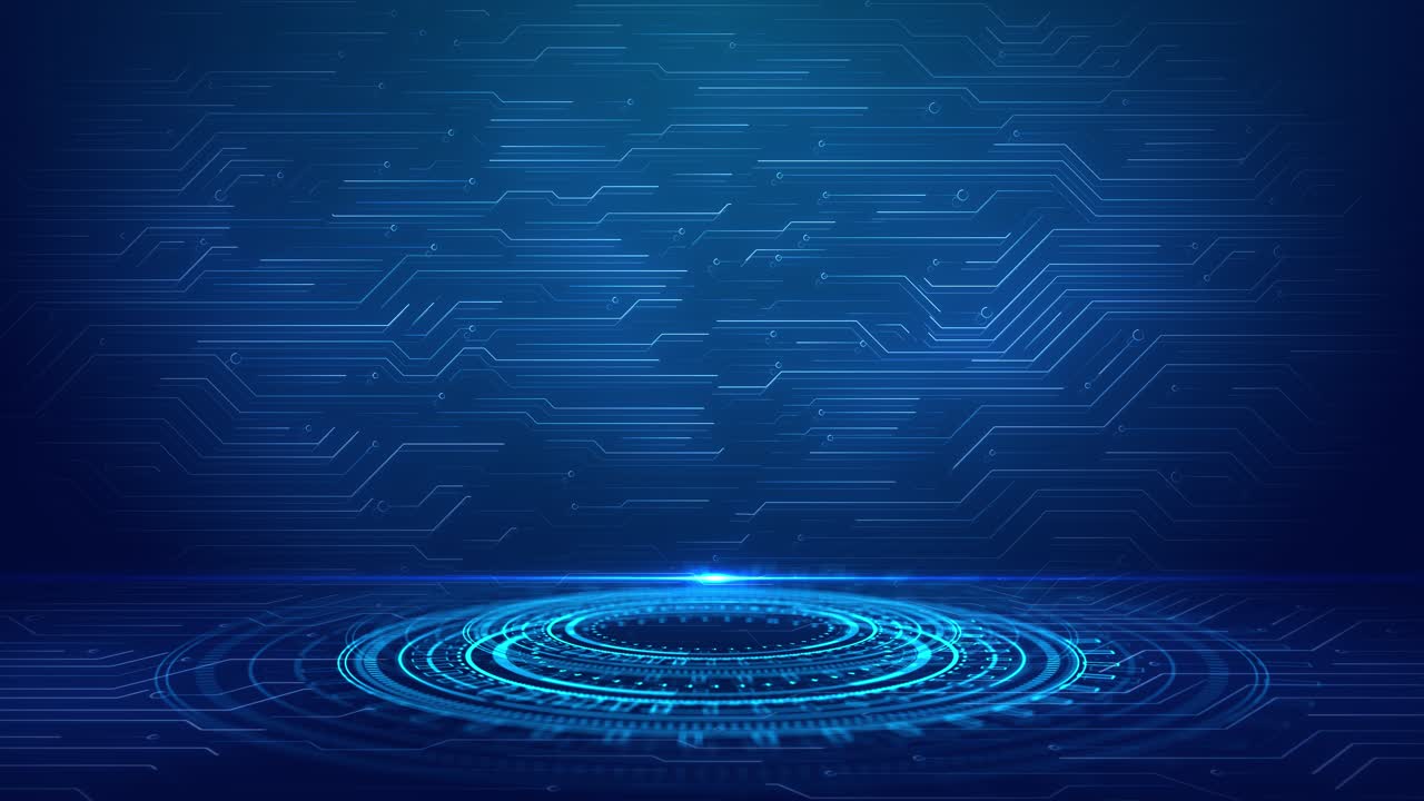 Technology background dark cyberspace circuit board cloud hitech light lines electronic cyber ai big