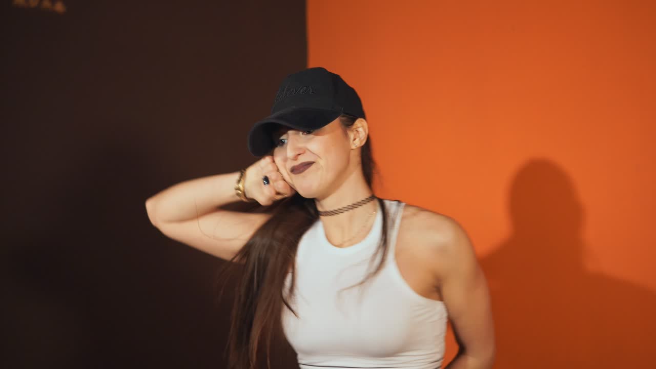 Woman Performing Hip-Hop Dance