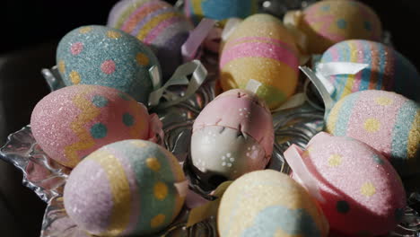 basket with decorative easter eggs 12