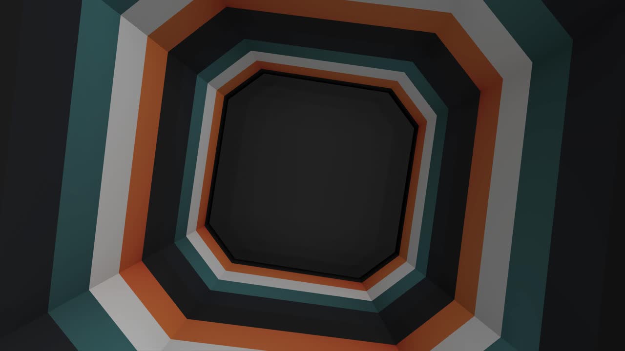 túnel geométrico abstracto