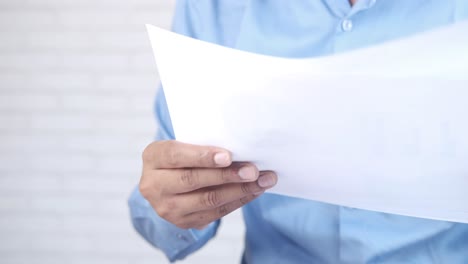 person reading documents