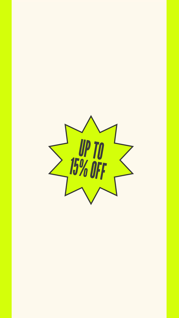 Sales Promotion with 15% Off