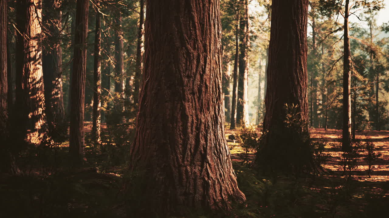 sequoie giganti nella Giant Forest del Parco Nazionale di Sequoia