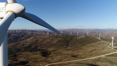 turbinas eólicas que producen energía alternativa