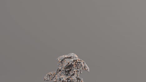 grupo de esferas 3d abstractas