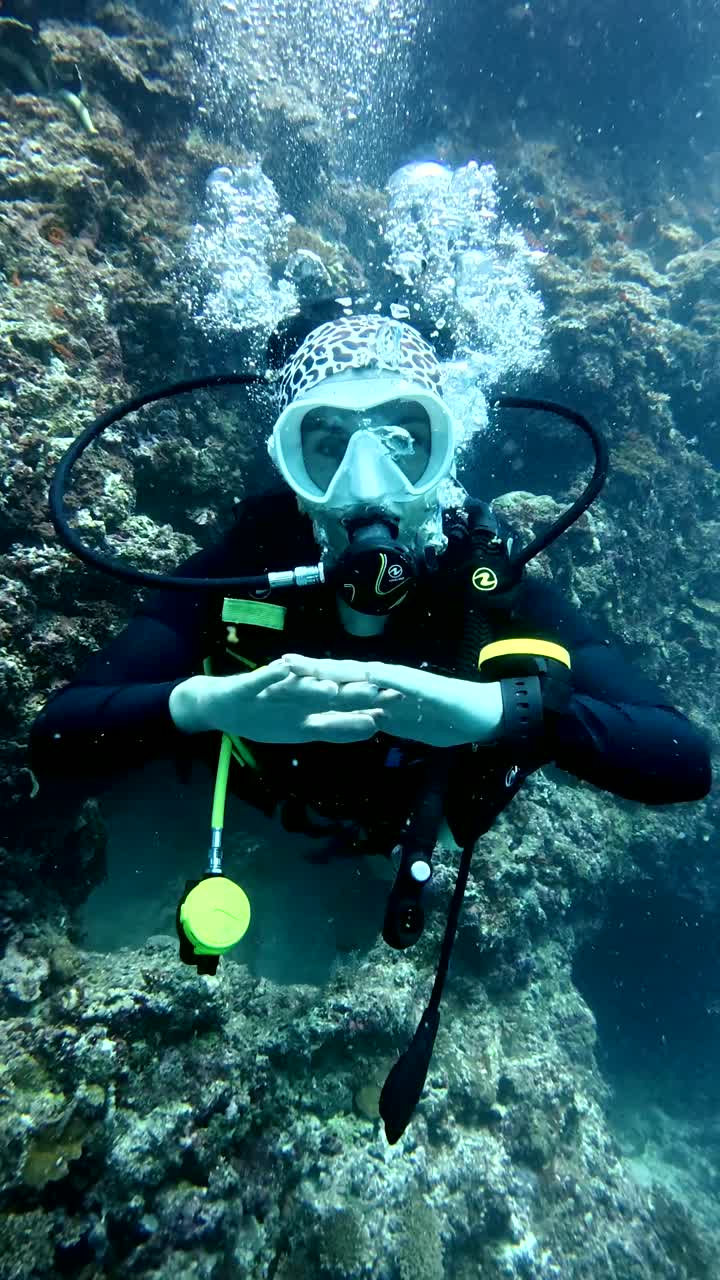 Buceo en el arrecife de coral