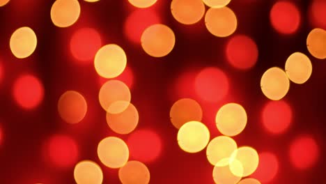 abstracto borrosas luces bokeh en fondo rojo. navidad y año nuevo vacaciones de luz