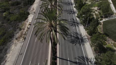 Bulevar-Junto-Al-Mar,-Coches-Conduciendo-Por-La-Carretera