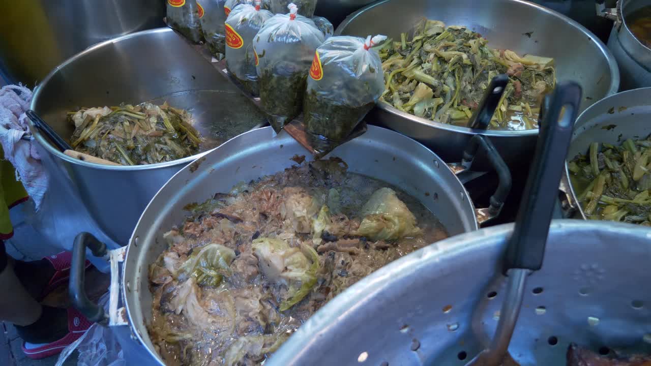 길거리 식품 시장 식품 법원 판매 문서