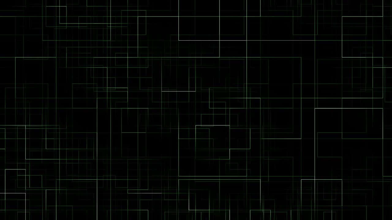 Abstract geometric fractal graphic background loop