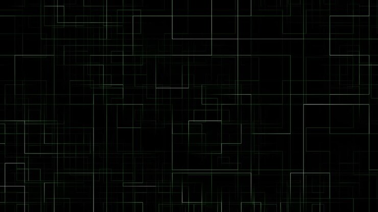 Abstract geometric fractal graphic background loop