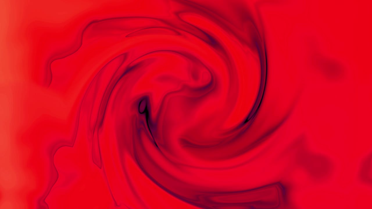 빨간색 잉크 액체 애니메이션 배경 액체 대리석 텍스처의 애니메이션