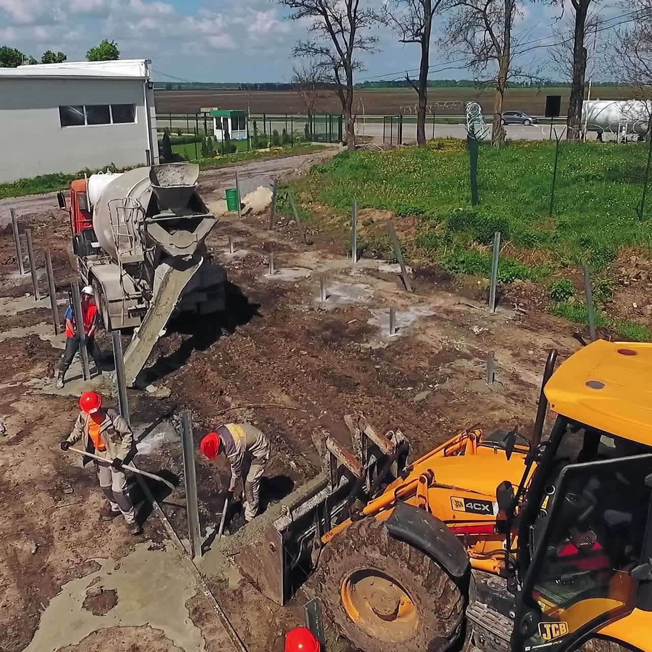 Construction site in progress