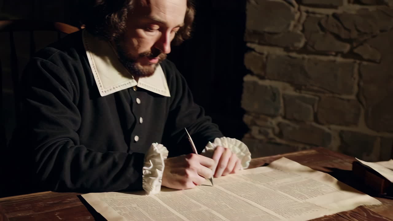 Historical Writer at Work