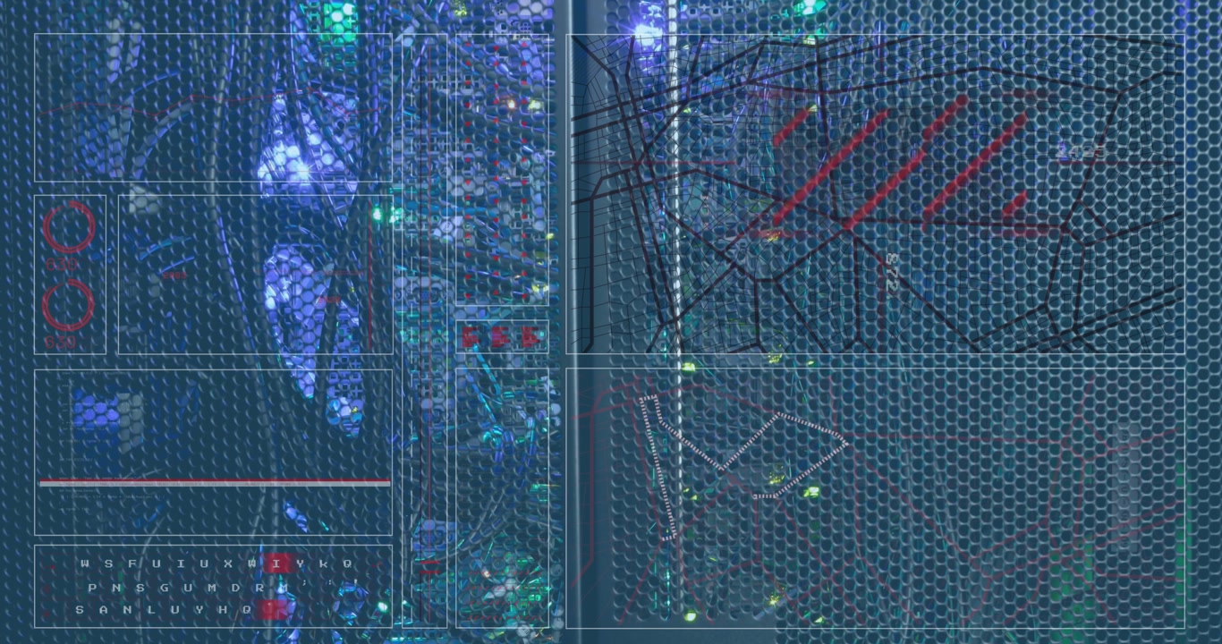 Animation of data processing over computer servers