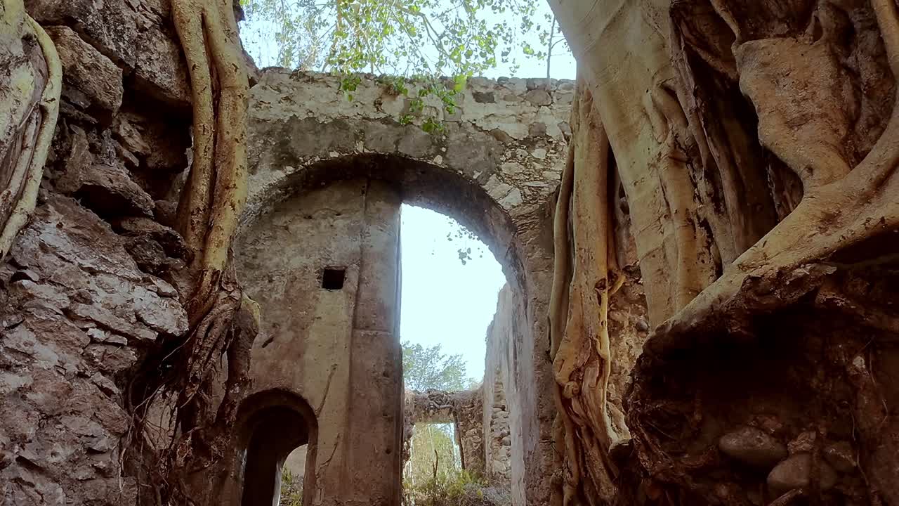Static capture of the ruins in the Ex-Hacienda Ixtoluca, Morelos