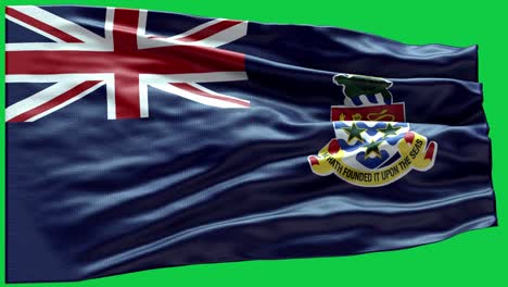 4k highly detailed flag of cayman islands - cayman islands flag high detail - national flag cayman islands wave pattern loopable elements