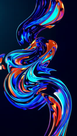 vibrant abstract fluid swirls