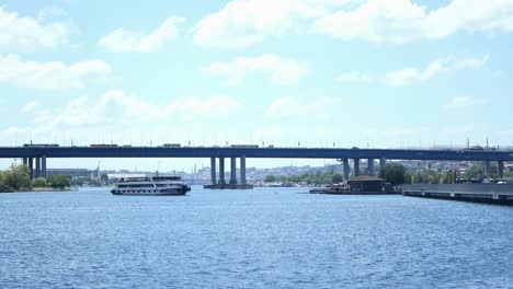 a bridge over a river in istanbul