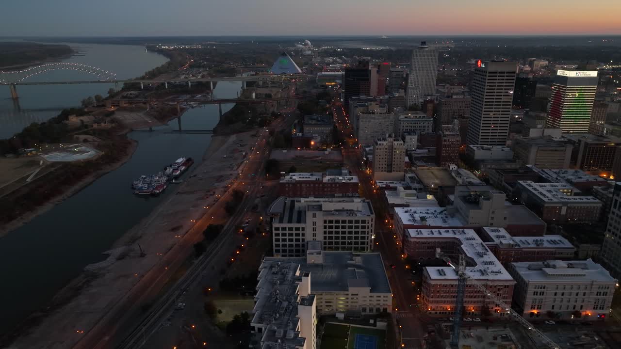 Memphis, Tennessee di notte