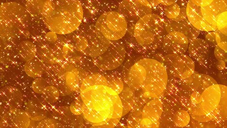 4k festive golden particles background