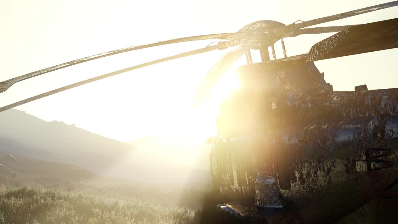 ⁇ 은 얼룩진 군사 헬리 ⁇ 터