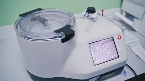 scientist at work with human cells. doctor in laboratory research of stem cells
