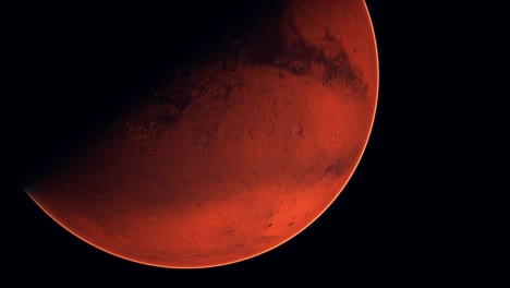 red-planet-Mars-in-the-starry-sky