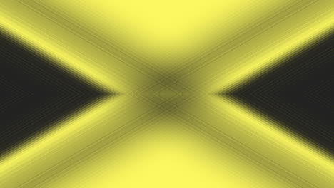 illusion yellow retro lines pattern