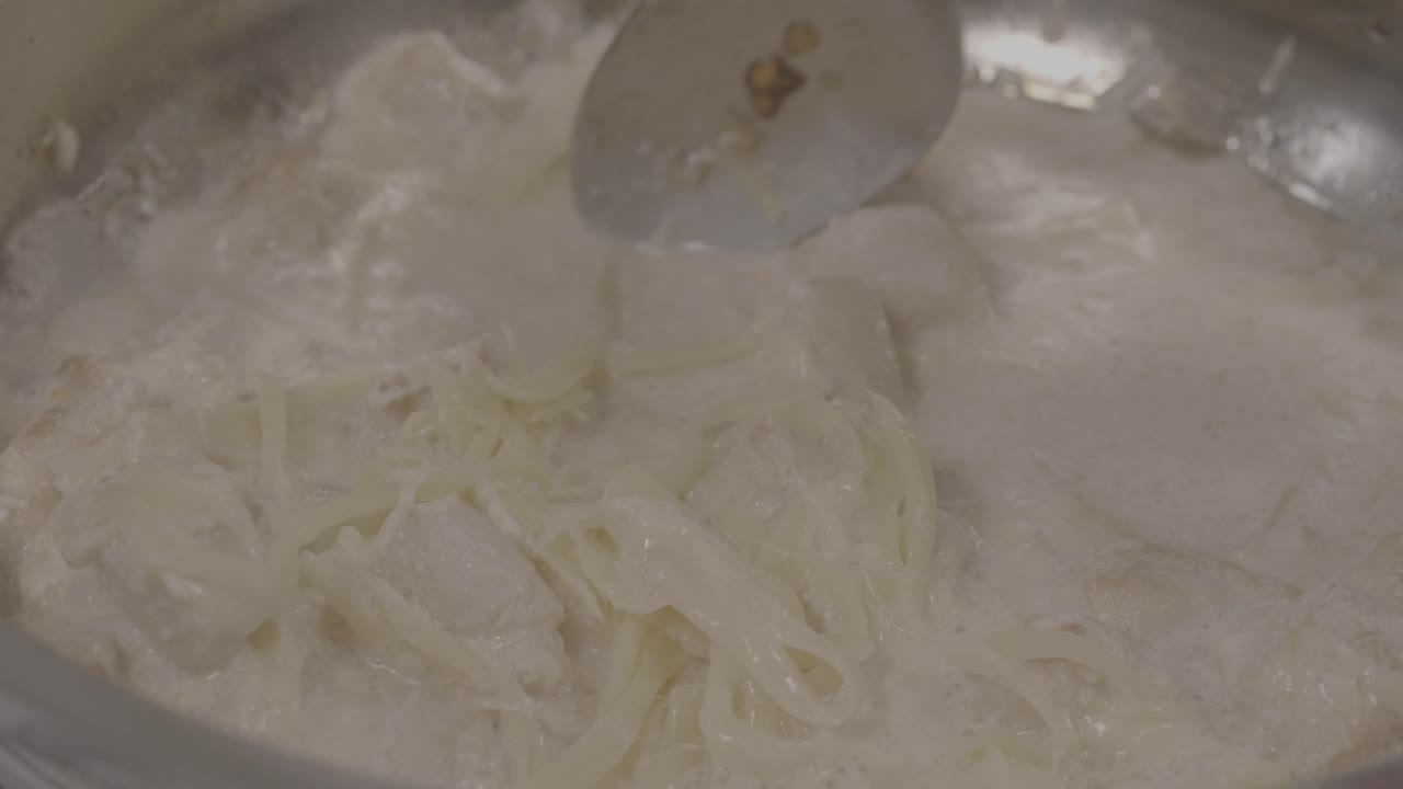 Creamy Cheese Sauce Dish Preparation