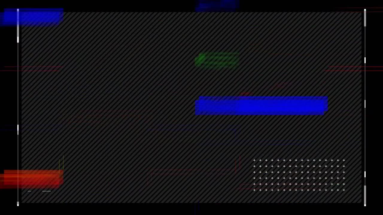 animación de la televisión codificada contra el fondo de drak