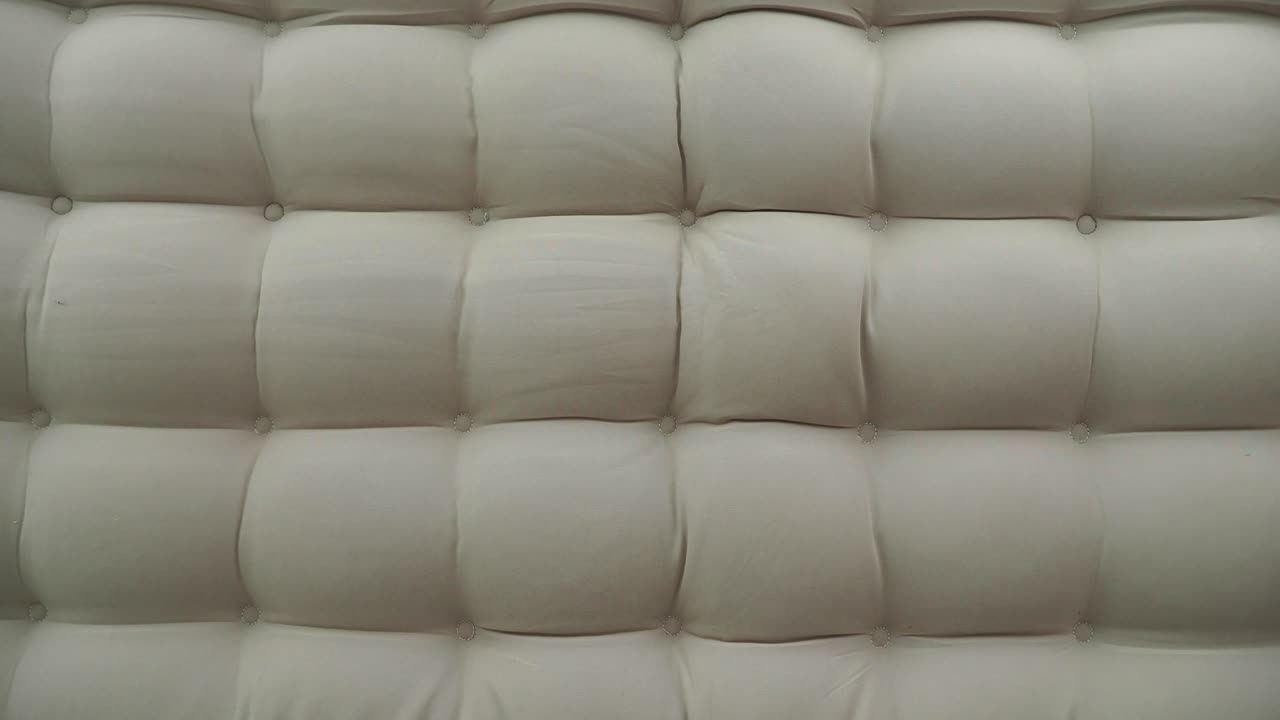 Beige Button Tufted Sofa Upholstery Texture