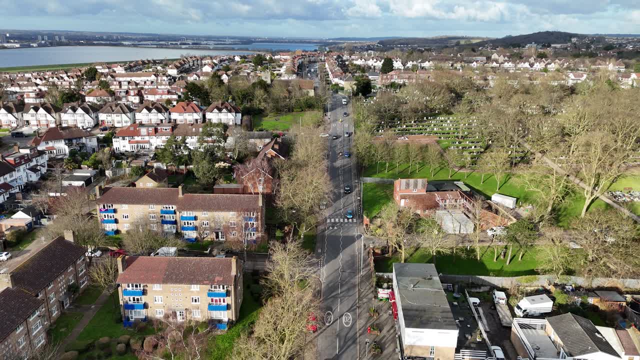 Chingford Mount East London UK drone,aerial e4,sou