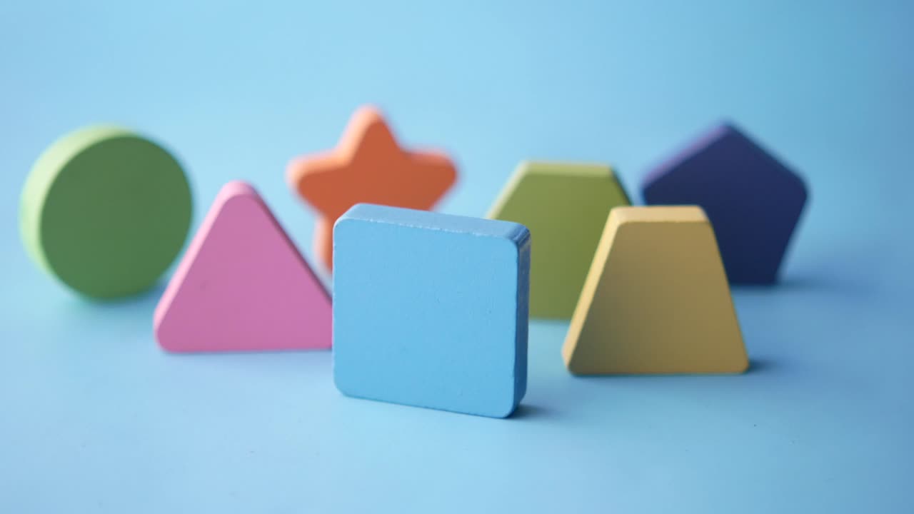 게임 및 어린이 학습을위한 기하학적 모양