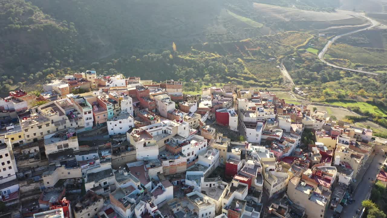 Moulay Idriss Zerhoun, a historic town in Morocco, is renowned for its religious significance, scenic hillside location and as the site of the mausoleum of Moulay Idriss,founder of the Idrisid dynasty