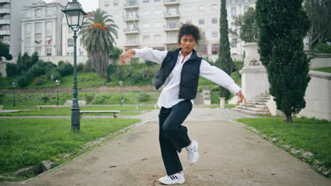 African-woman-dancing-street-town.-Happy-girl-freestyler-performing-vertical.