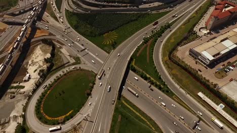 Aerial-Drone-City-Urban-Intersection-Traffic