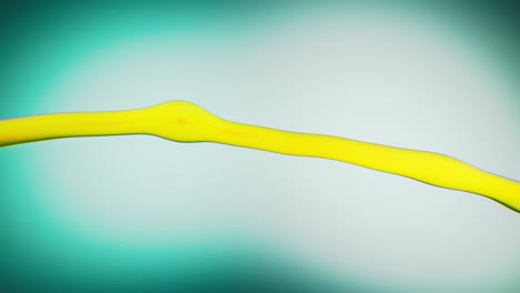 CGI-Slow-Motion-Crownsplash-Tendril-of-yellow-orange-Liquid