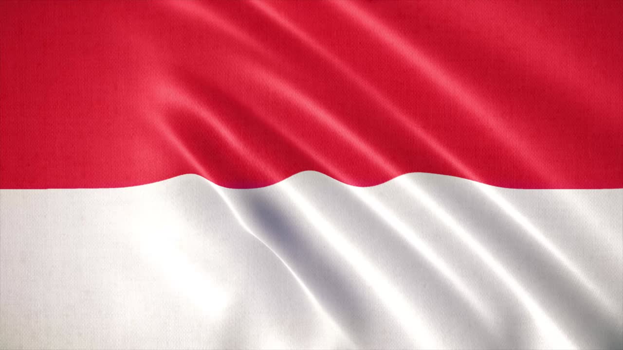 인도네시아의 현실적인 는 발, 발 배경 애니메이션