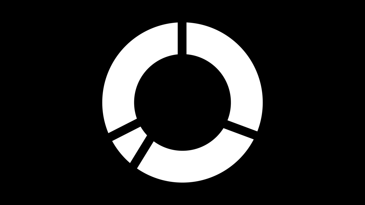 Animated Circular Pie Chart Filling Up with Segments