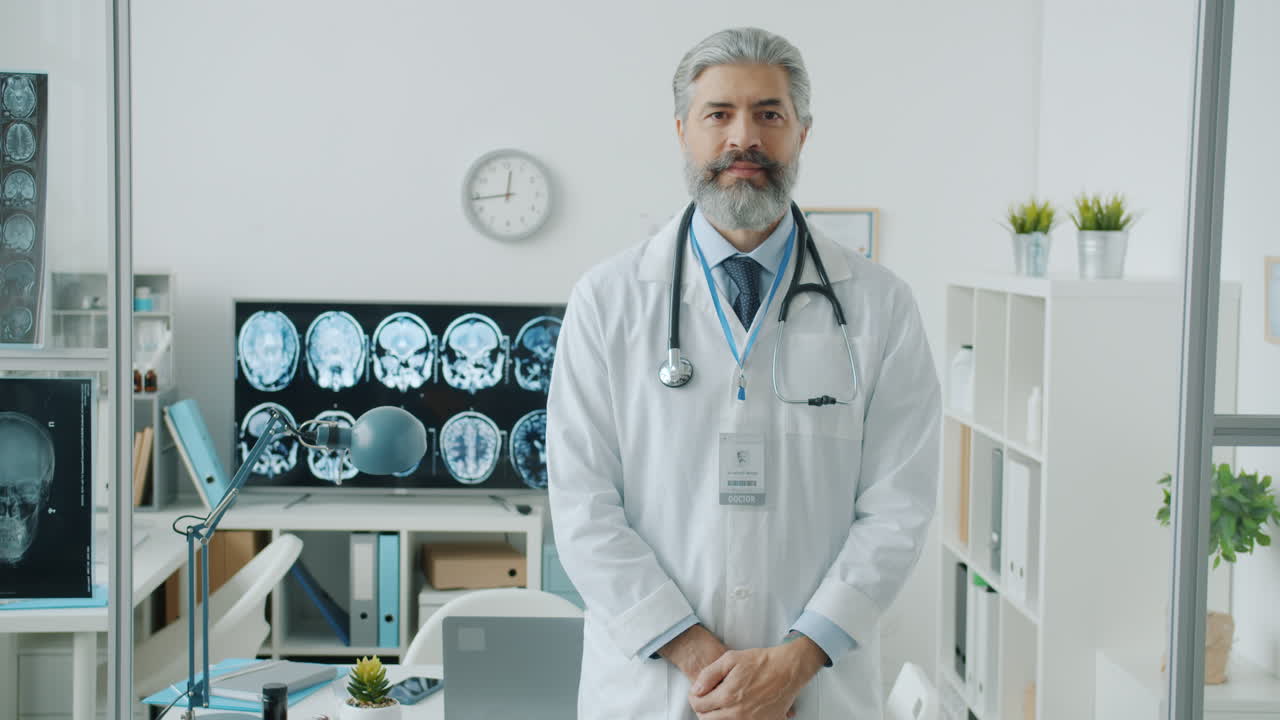 Doctor in Modern Medical Office